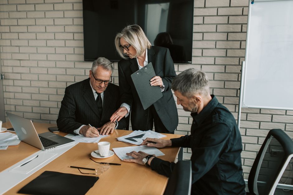 insurance agency professional office team